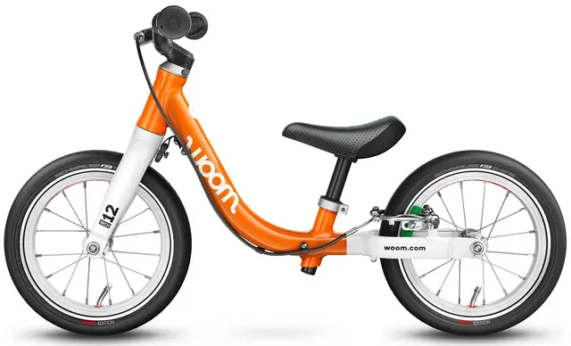 Woom 1 12" balance bike Orange 3,2kg, 1,5-3,5 years, 82-100cm 