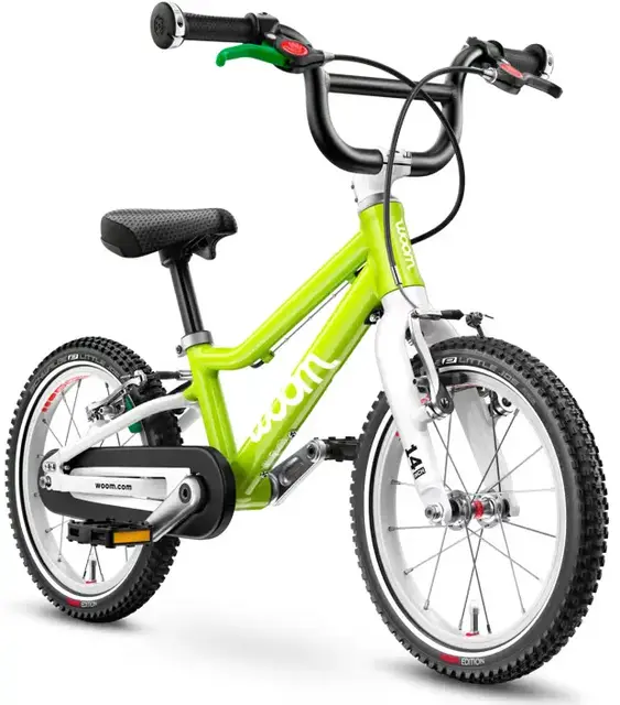 Woom 2 14" Lime 5,3kg, 3-4,5 years, 95-110cm 