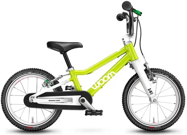 Woom 2 14" Lime 5,3kg, 3-4,5 years, 95-110cm 