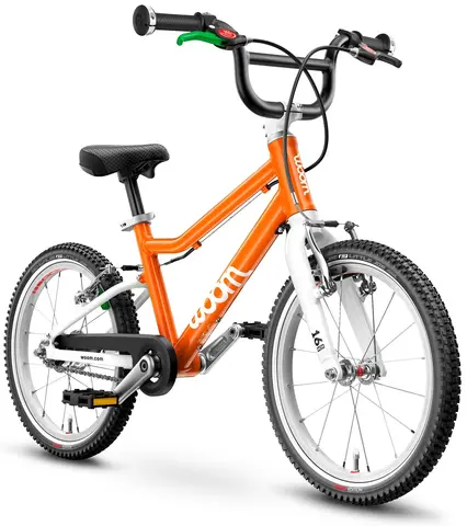 Woom 3 Automagic 16&quot; Orange 6,1kg, 4-6 years, 105-120cm