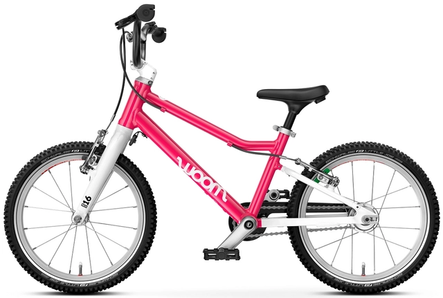 Woom Go 3 Automagic 16" Hot Pink 6,1kg, 4-6 years, 105-120cm 