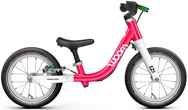 Woom Go 1 12" Hot Pink 3,2kg, 1,5-3,5 years, 82-100cm 