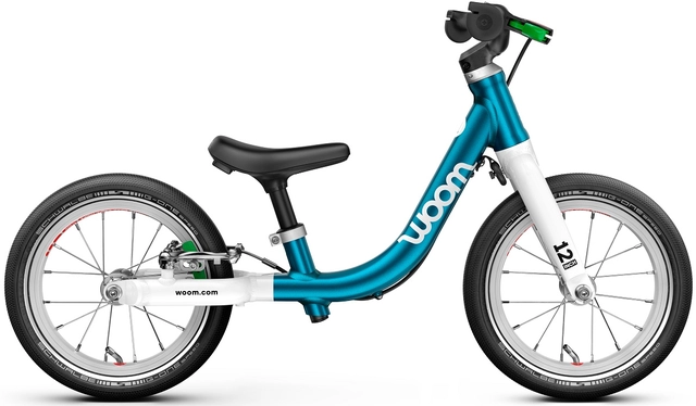 Woom Go 1 12" Metallic Blue 3,2kg, 1,5-3,5 years, 82-100cm 