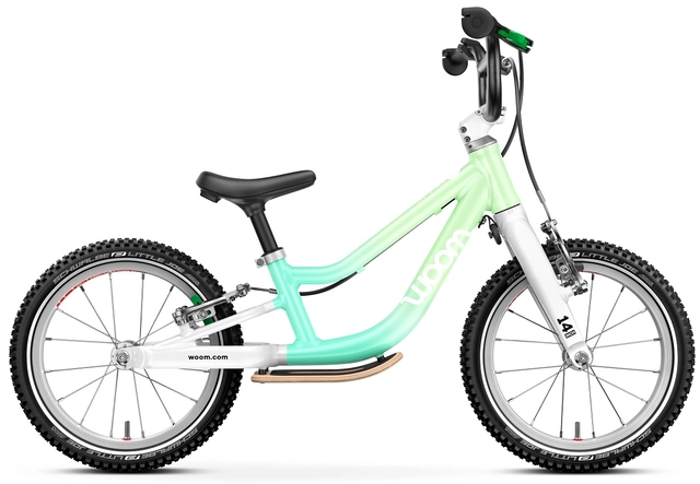 Woom Go 1+ 14" Spearmint Crush Ltd Edt 4,45kg, 3-4,5 år, 95-110cm 