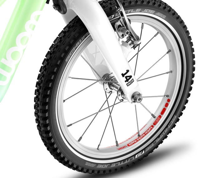 Woom Go 1+ 14" Spearmint Crush Ltd Edt 4,45kg, 3-4,5 år, 95-110cm 