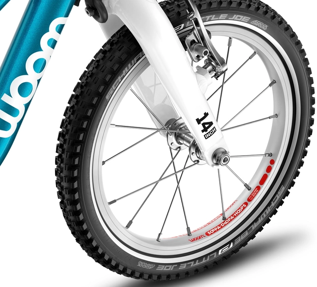 Woom Go 1 Plus 14" Metallic Blue 4,45kg, 3-4,5 years, 95-110cm 