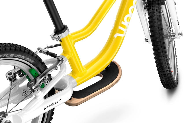 Woom Go 1 Plus 14" Yellow 4,45kg, 3-4,5 years, 95-110cm 
