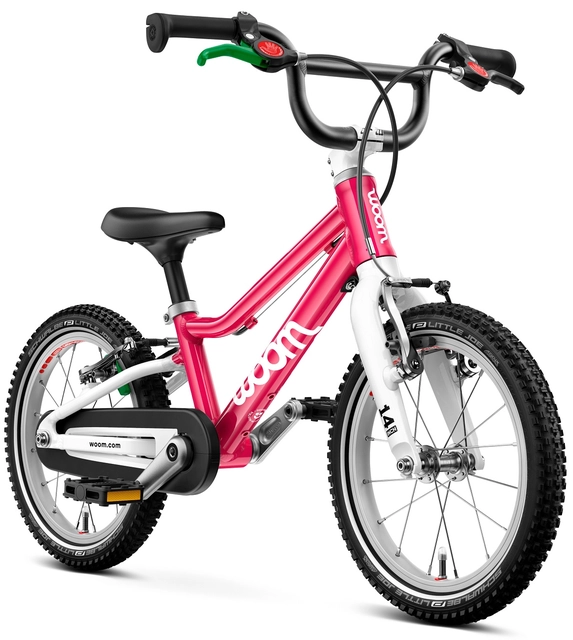 Woom Go 2 14" Hot Pink 5,3kg, 3-4,5 years, 95-110cm 
