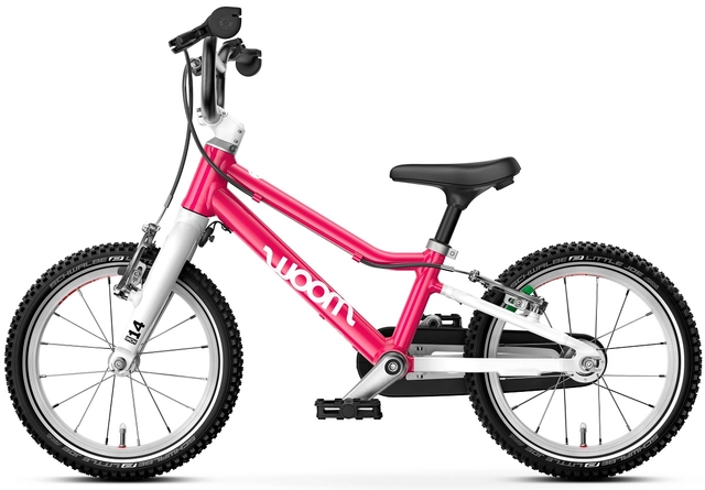 Woom Go 2 14" Hot Pink 5,3kg, 3-4,5 years, 95-110cm 