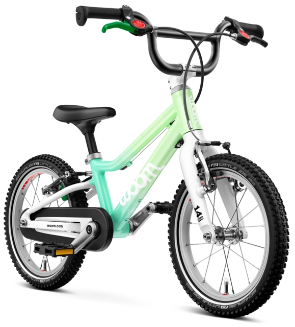 Woom Go 2 14" Spearmint Crush Ltd Edt 5,3kg, 3-4,5 år, 95-110cm 