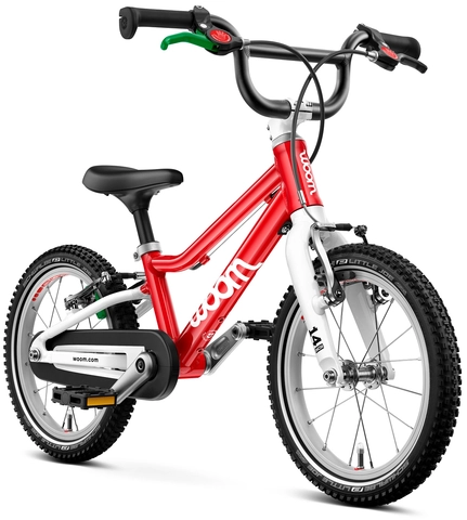 Woom Go 2 14&quot; Woom Red 5,3kg, 3-4,5 years, 95-110cm