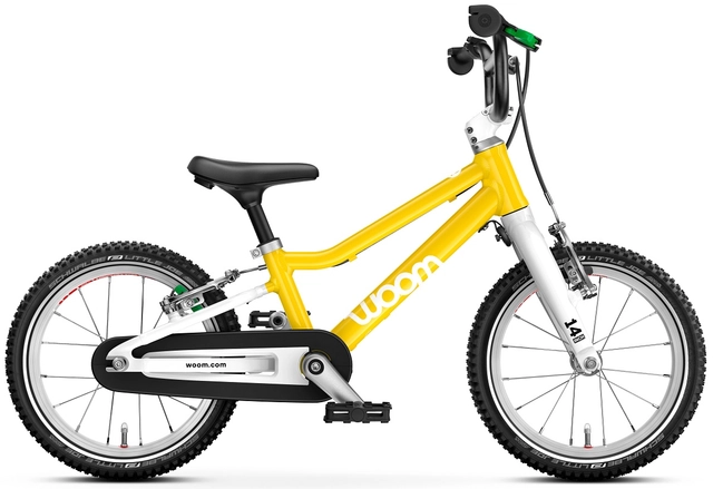 Woom Go 2 14" Yellow 5,3kg, 3-4,5 years, 95-110cm 