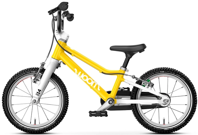 Woom Go 2 14" Yellow 5,3kg, 3-4,5 years, 95-110cm 