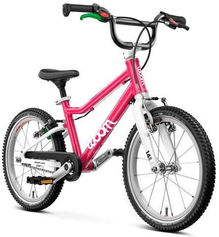 Woom Go 3 16" Hot Pink 5,7kg, 4-6 years, 105-120cm