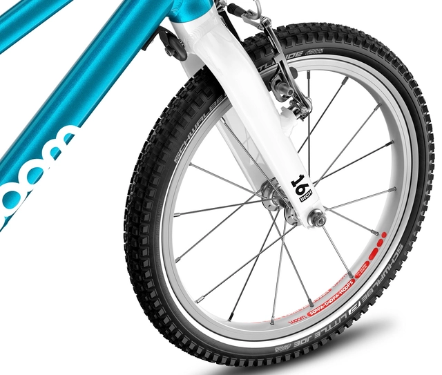 Woom Go 3 16" Metallic Blue 5,7kg, 4-6 years, 105-120cm 
