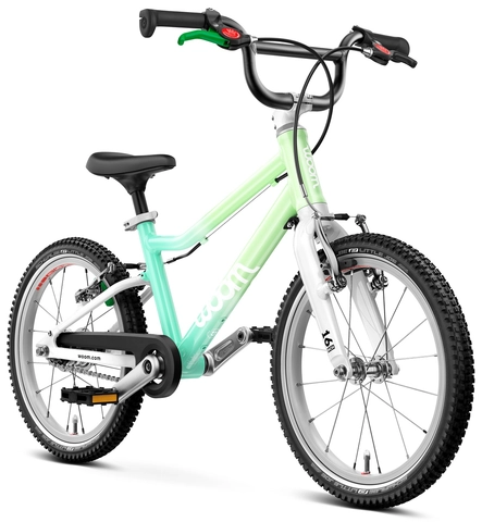 Woom Go 3 Automagic 16&quot; Spearmint Crush 6,1kg, 4-6 &#229;r, 105-120cm, Ltd Edt