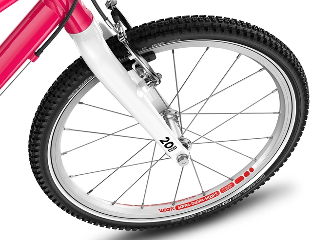 Woom Go 4 20" Hot Pink 7,8kg, 6-8 years, 115-130cm 