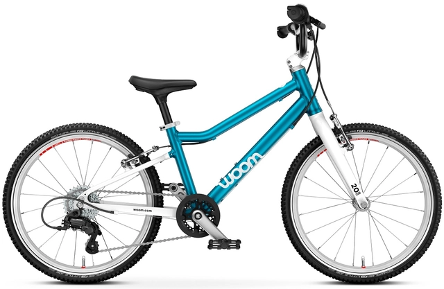 Woom Go 4 20" Metallic Blue 7,8kg, 6-8 years, 115-130cm 