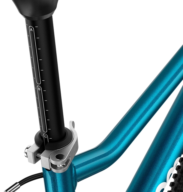 Woom Go 4 20" Metallic Blue 7,8kg, 6-8 years, 115-130cm 