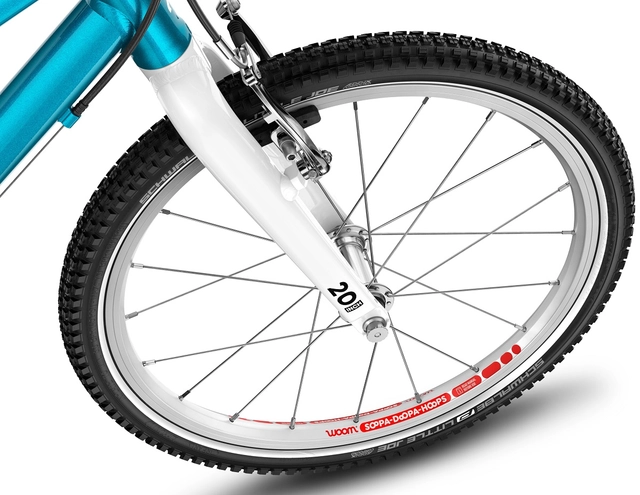 Woom Go 4 20" Metallic Blue 7,8kg, 6-8 years, 115-130cm 