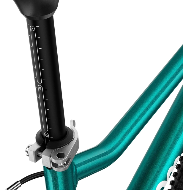 Woom Go 4 20" Metallic Petrol 7,8kg, 6-8 years, 115-130cm 