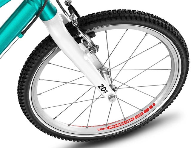 Woom Go 4 20" Metallic Petrol 7,8kg, 6-8 years, 115-130cm 