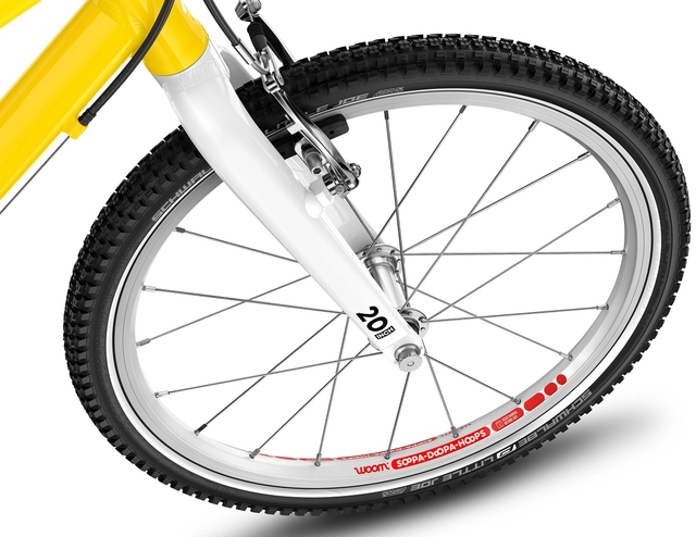 Woom Go 4 20" Yellow 7,8kg, 6-8 years, 115-130cm 