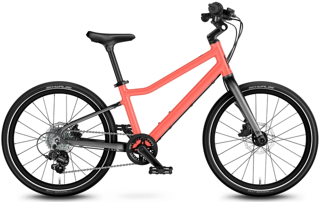 Woom Explore 4 20" Neon Coral 7,8kg, 6-8 years, 115-130cm 