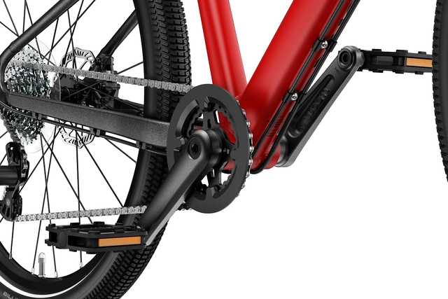 Woom Explore 5 24" Woom Red 9kg, 7-11 years, 125-145cm 