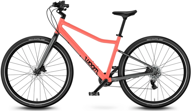Woom Explore 6 26" Neon Coral 9,5kg, 10-14 years, 140-165cm 