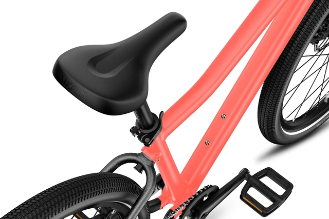 Woom Explore 6 26" Neon Coral 9,5kg, 10-14 years, 140-165cm 