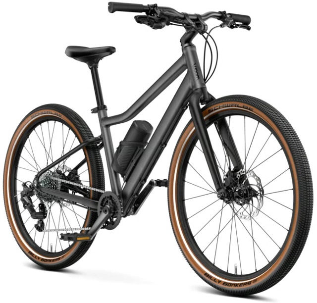 Woom Explore E 5 24" Graphite Grey 13,1kg, 7-11 years, 125-145cm 
