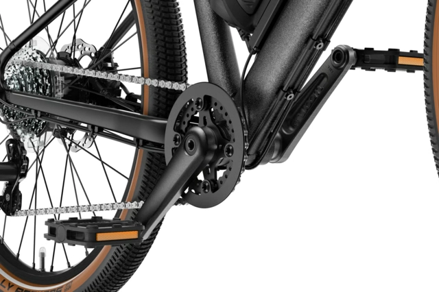 Woom Explore E 6 26" Graphite Grey 13,6kg, 10-14 years, 140-165cm 