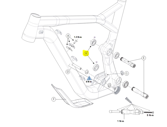 Force/Sensor Bearing kit 