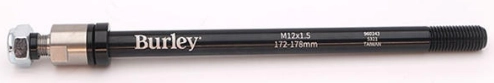 Raymon axle w/adapter for trolley M12mm P1,5 L172-178mm 