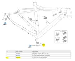 GT BB Cable Guide 2020-&gt; Avalanche/Zaskar