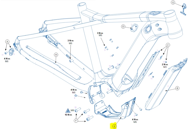 GT eForce E7000 skid plate 