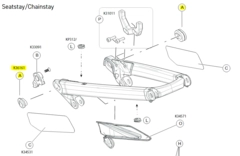 Dropout Flip Chips GT LTS, Thru Axle, Set