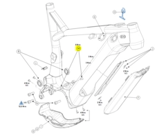 GT eForce Shock Mount Hardware