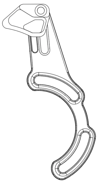 Chain guide Gasgas, 30-38T ECA 1, MXA 1, MXA 2, G Enduro 3.0 