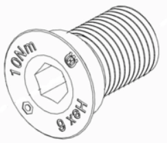 Screw for link Husqvarna HC4/HC5 