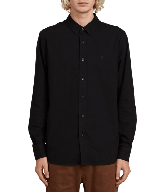 Volcom Oxford Stretch L/S New Black - M 