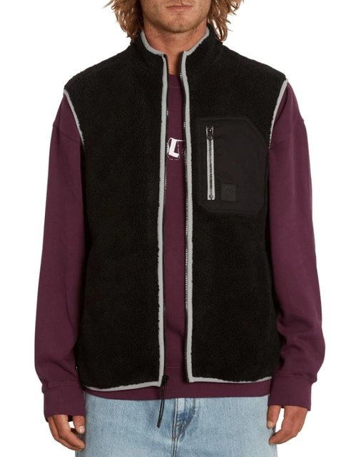 Volcom Muzzer Fuzzar Vest Black - M 