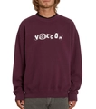 Volcom No Recess Loose Crew Mulberry - M