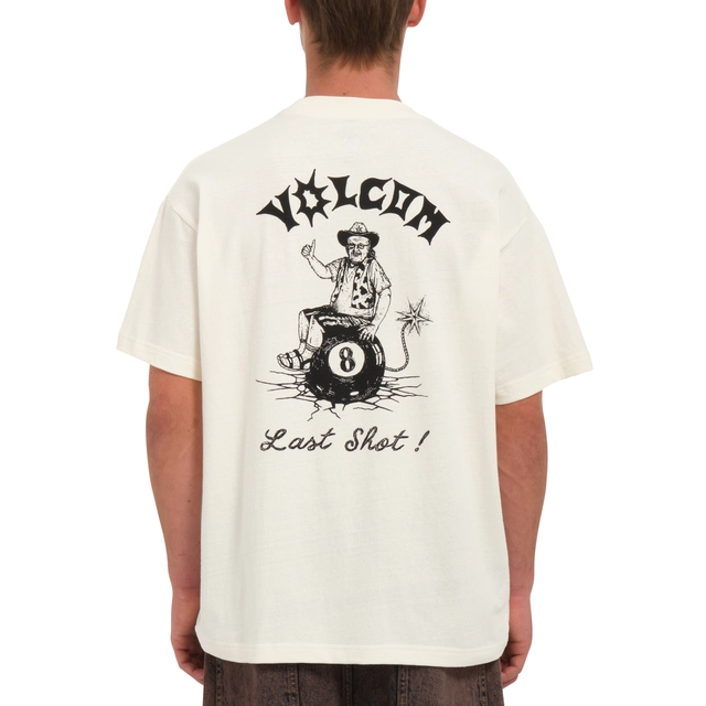 Volcom Last Shot Loose SS Tee Dirty White - M 