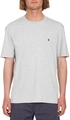 Volcom Stone Blanks BSC SS Tee Heather Grey - L