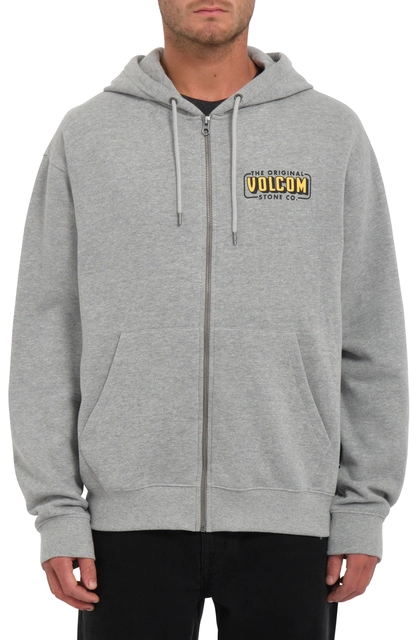 Volcom Watanite Zip Fleece Heather Grey - S 