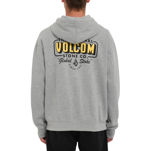 Volcom Watanite Zip Fleece Heather Grey - S 