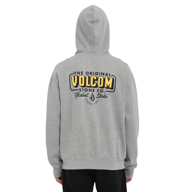 Volcom Watanite Zip Fleece Heather Grey - S 
