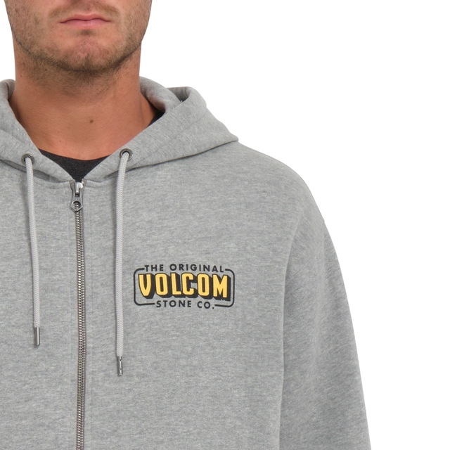 Volcom Watanite Zip Fleece Heather Grey - S 